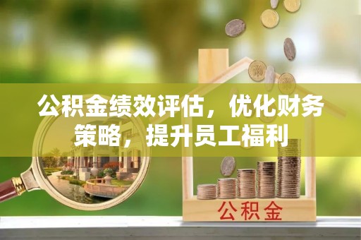 黑水公积金绩效评估，优化财务策略，提升员工福利